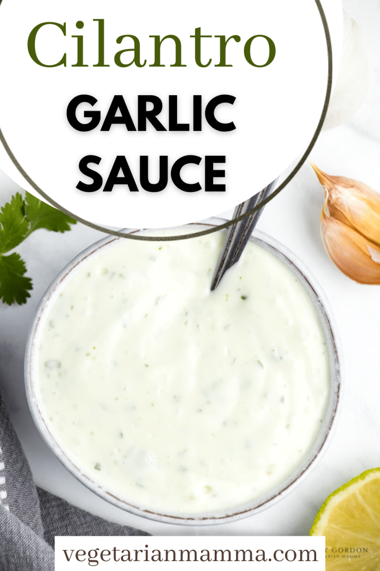 Cilantro Garlic Sauce Vegetarian Mamma