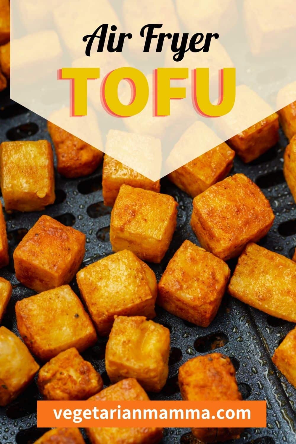 How to make the perfect Crispy Air Fryer Tofu via @vegetarian mamma