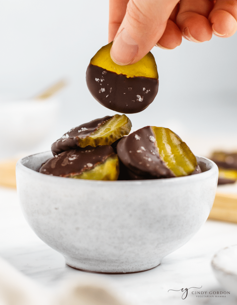 Chocolate Covered Pickles Vegetarian Mamma