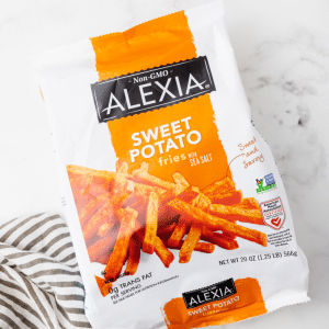 bag of alexia sweet potato fries