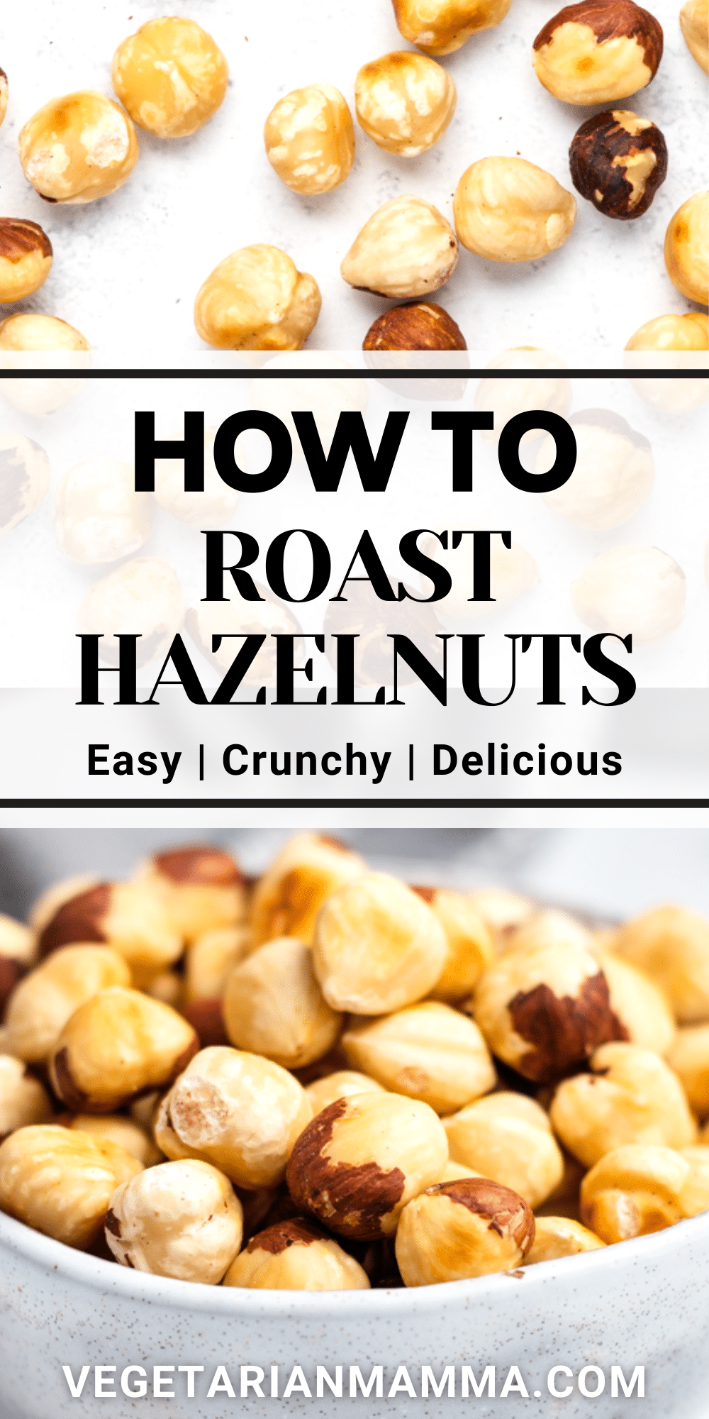 Learn how to roast hazelnuts in just minutes. We offer directions for your oven or a skillet! Read on to learn how to roast hazelnuts! | how to roast hazelnuts | how to roast hazelnuts in the oven | Oven roasted hazelnuts | skillet roasted hazelnuts