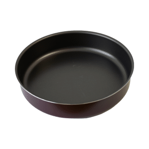 round metal baking dish