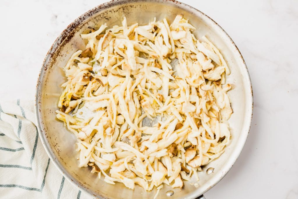 shredded king mushrooms