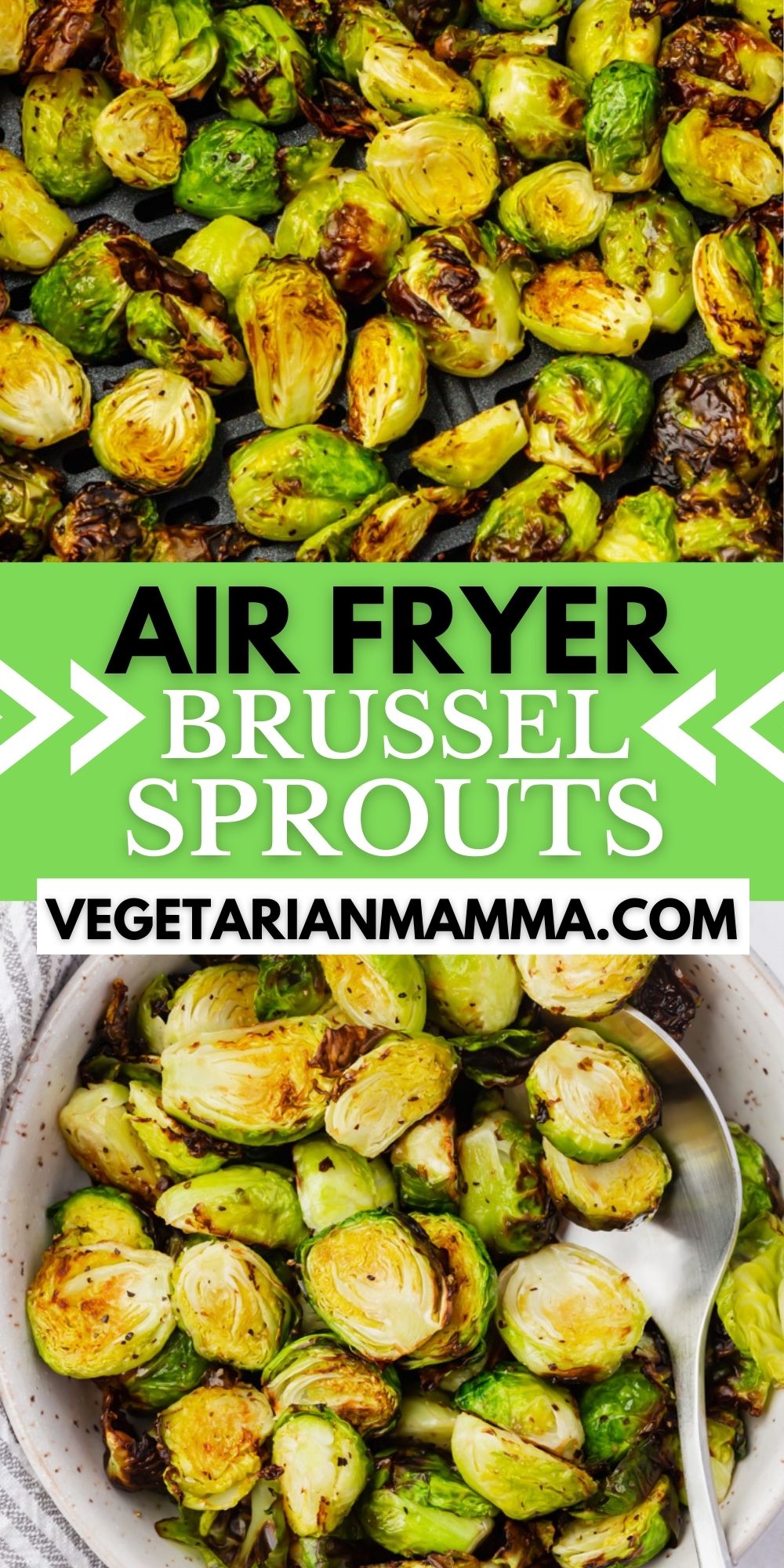 If you are wondering how to cook Brussel sprouts in the air fryer, we will teach you! Making and eating your Brussels has never been easier! #airfryer
