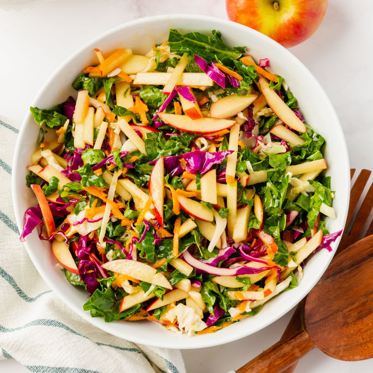 Kale Apple Slaw Vegetarian Mamma