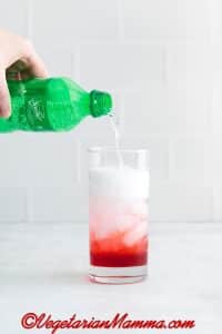 Top with lemon-lime soda.