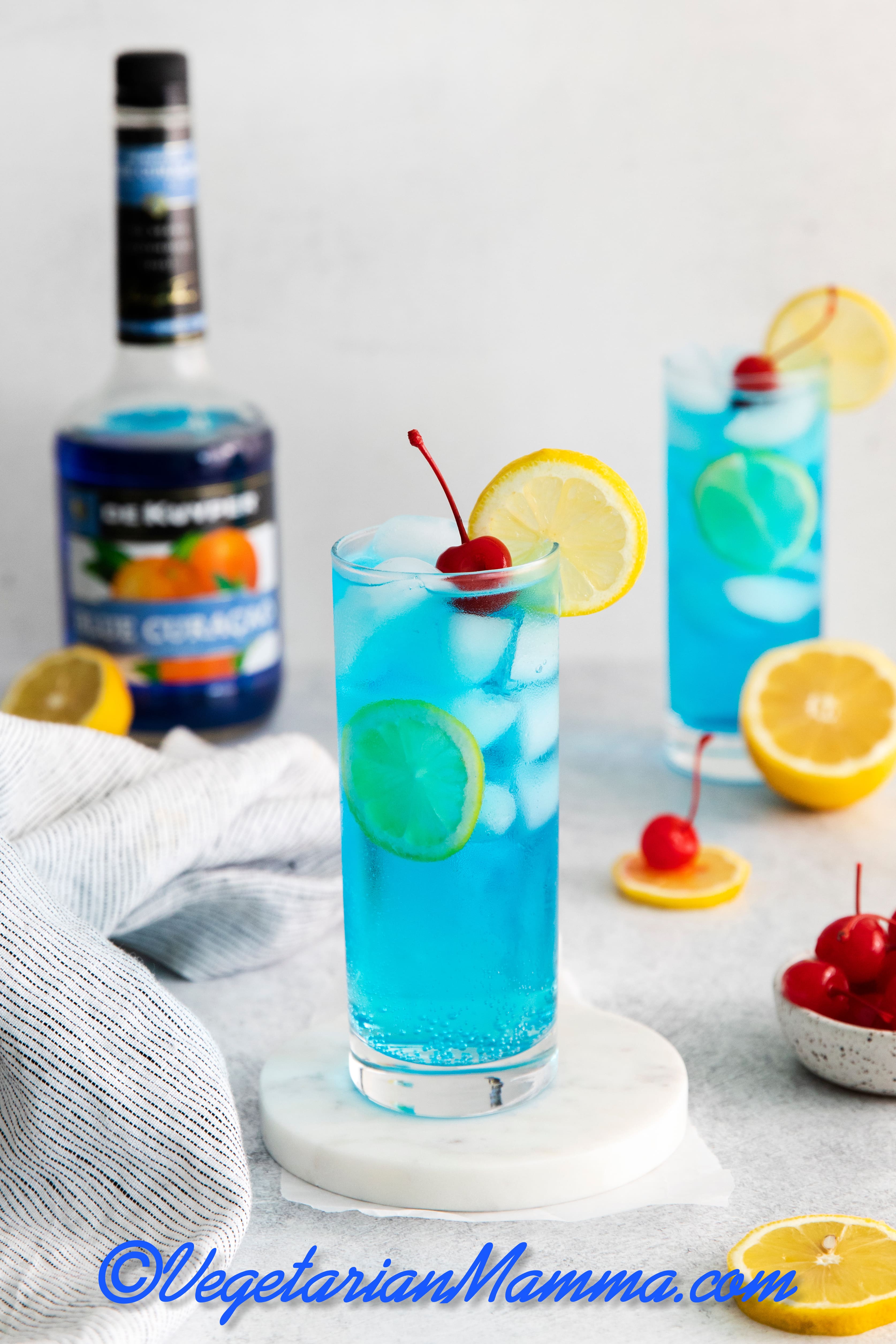 Blue Motorcycle Drink