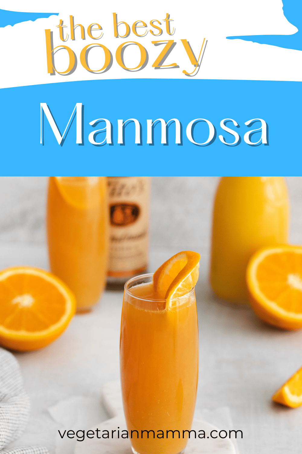 This Manmosa is the perfect addition to your next brunch. Some orange juice, beer and vodka come together to make a fun twist on a classic mimosa. Keep in mind that most beer contains gluten so make sure to grab a gluten free beer if you need to!