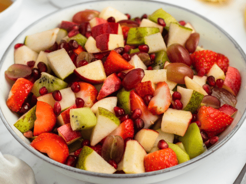 Fresh Fruit Salad (ready in 15 minutes!) - Fit Foodie Finds