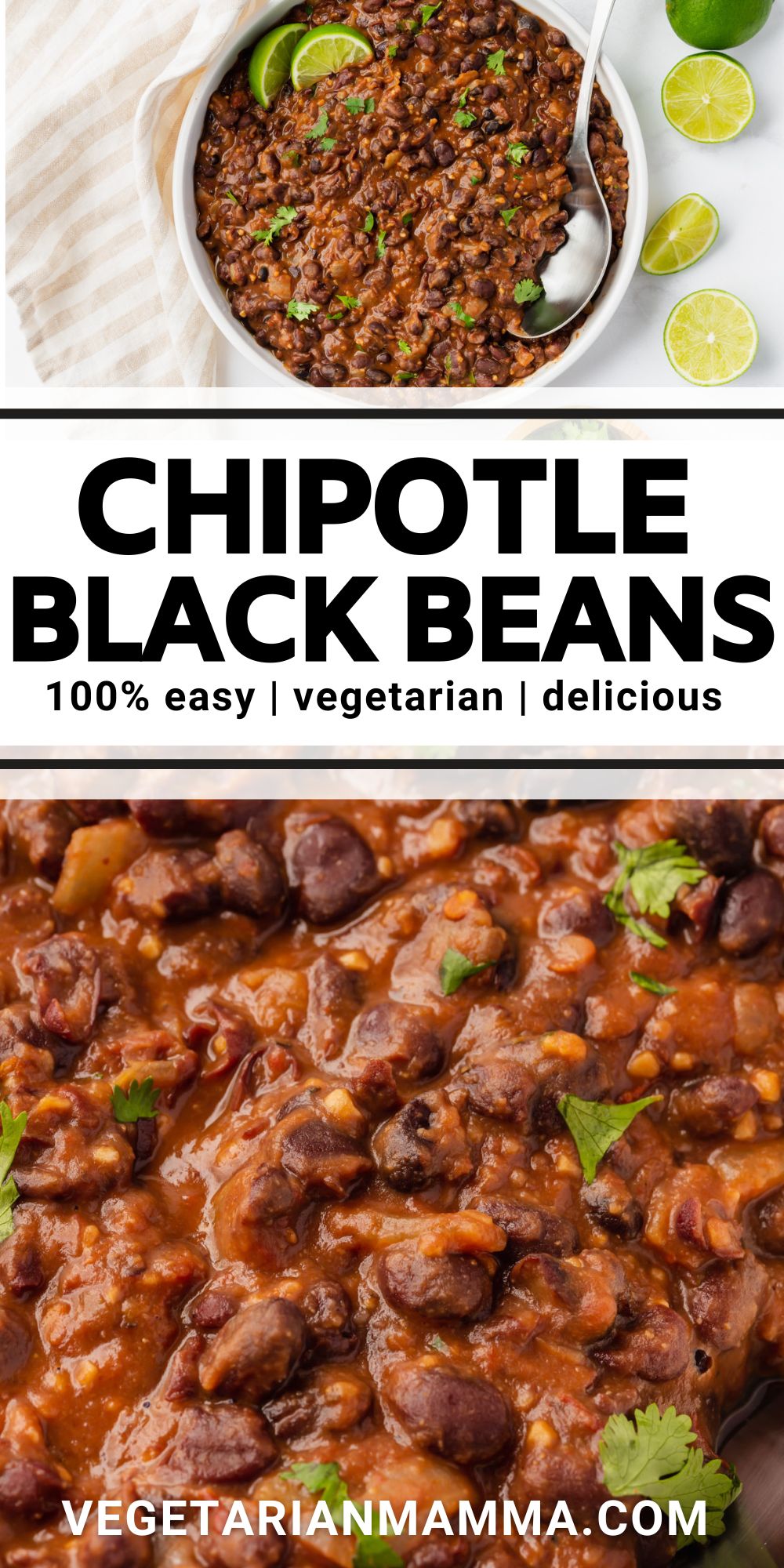 Seasoned Black Beans are a high-protein dish, perfect for making vegetarian tacos, burrito bowls, or eating with a spoon!