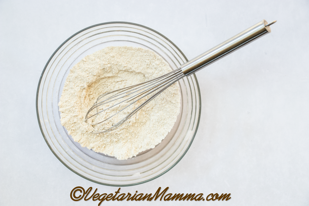 In a large bowl, whisk together the dry cookie ingredients.