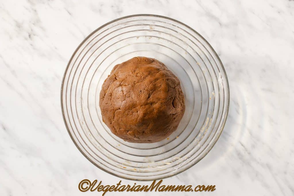 Shake the dough into a ball. Chill in the fridge for 30 minutes.