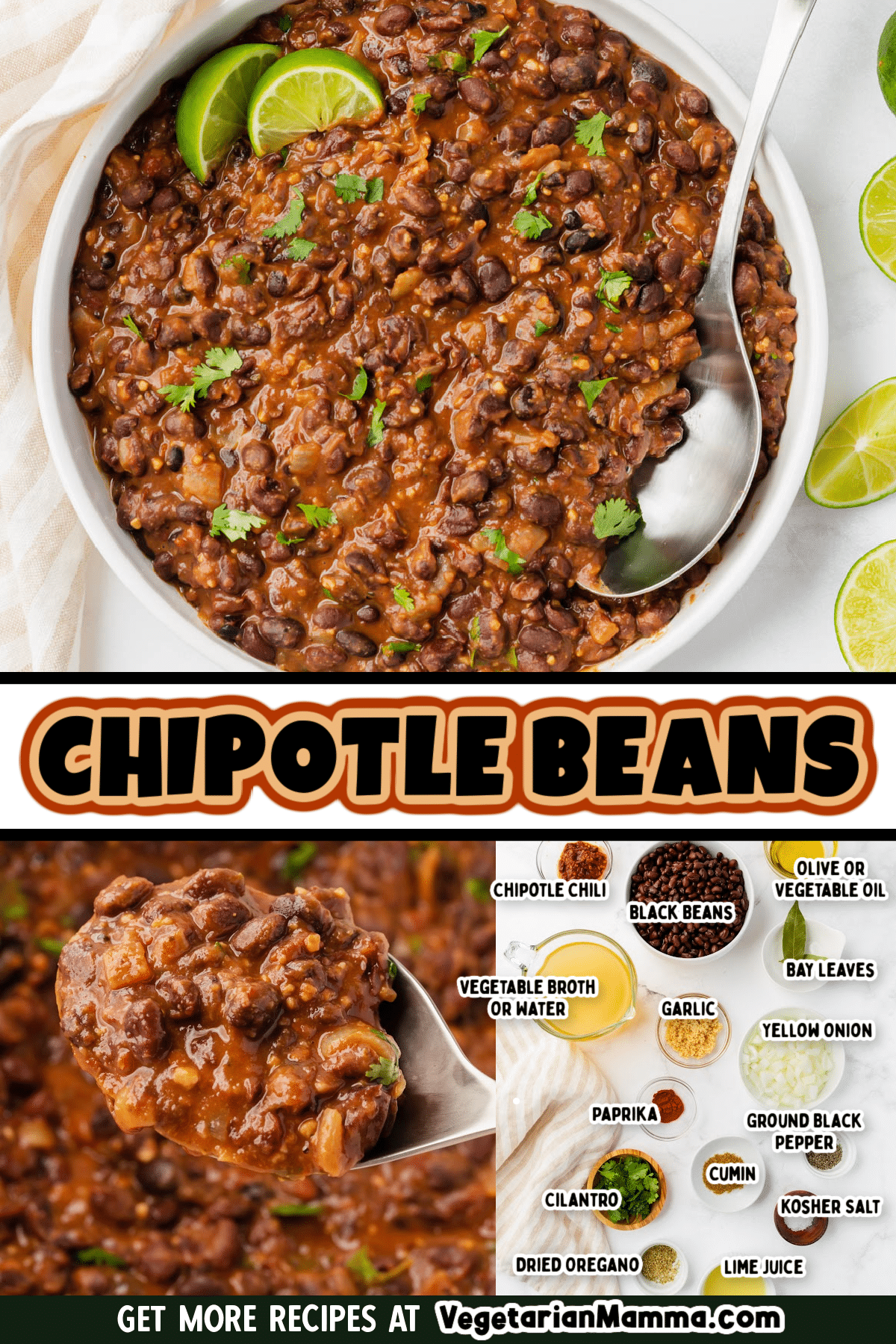 Seasoned Black Beans are a high-protein dish, perfect for making vegetarian tacos, burrito bowls, or eating with a spoon!