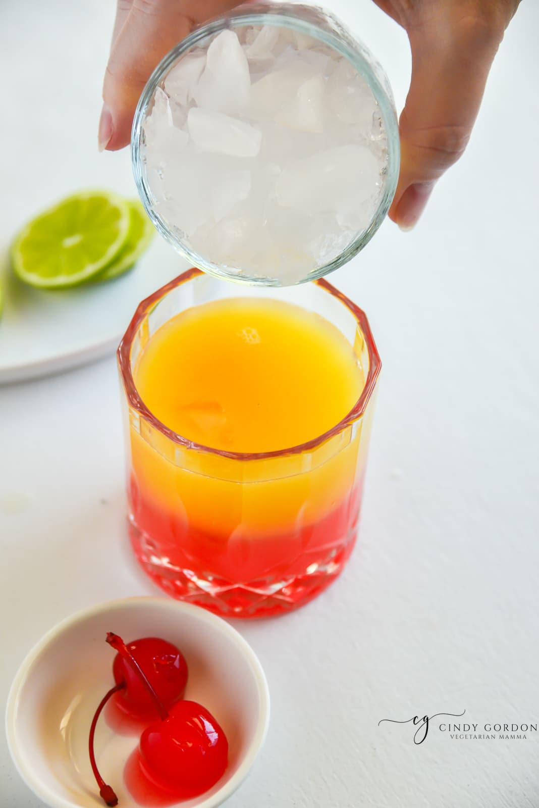 Malibu Sunset Cocktail - My Heavenly Recipes