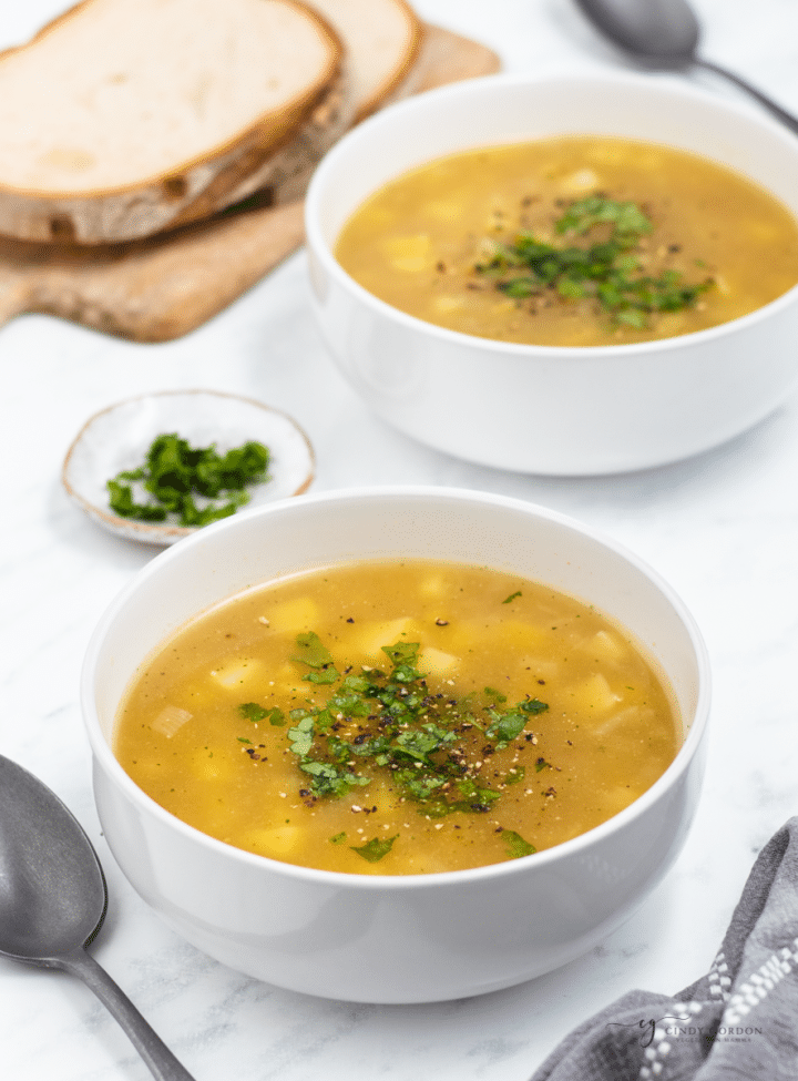 3 Ingredient Potato Soup - Vegetarian Mamma