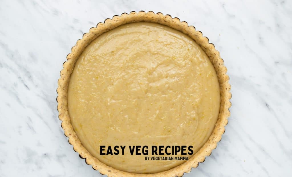 vegan key lime filling in a crust.