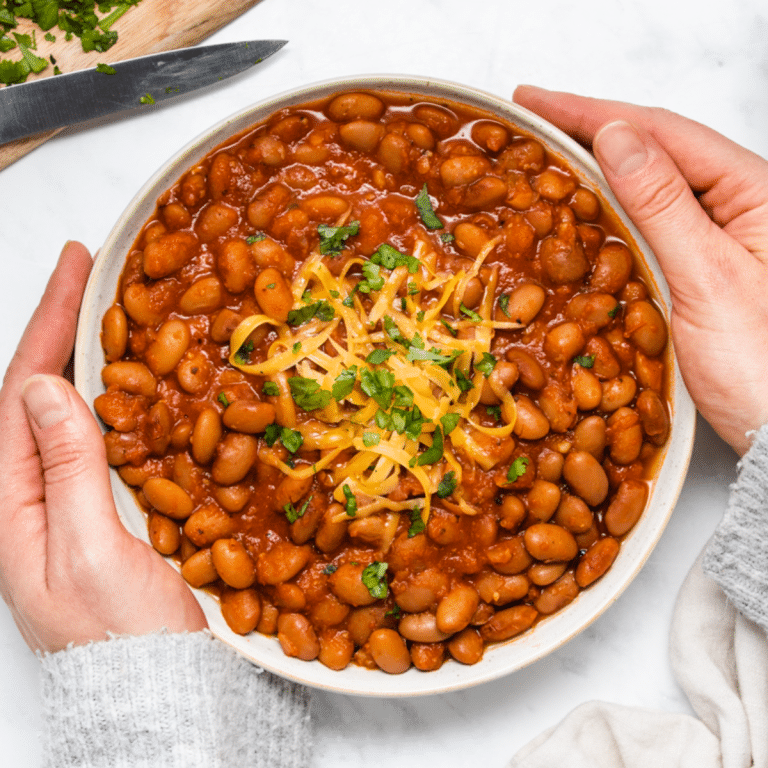 Ranch Style Beans Vegetarian Mamma   Ranch Style Beans Feature Image 768x768 