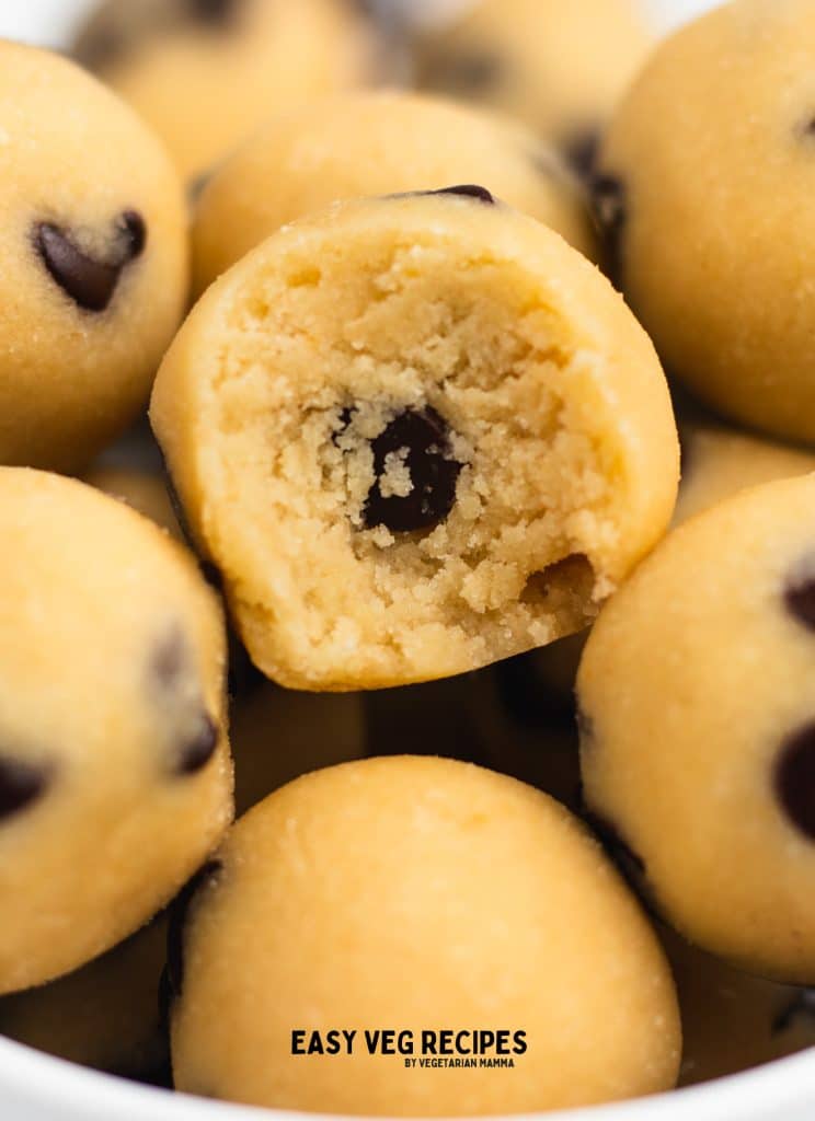 No Bake Cookie Dough Bites Vegetarian Mamma