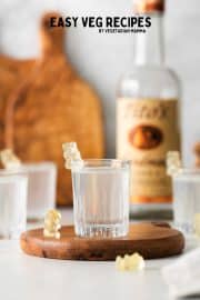 White Gummy Bear Shot - Vegetarian Mamma