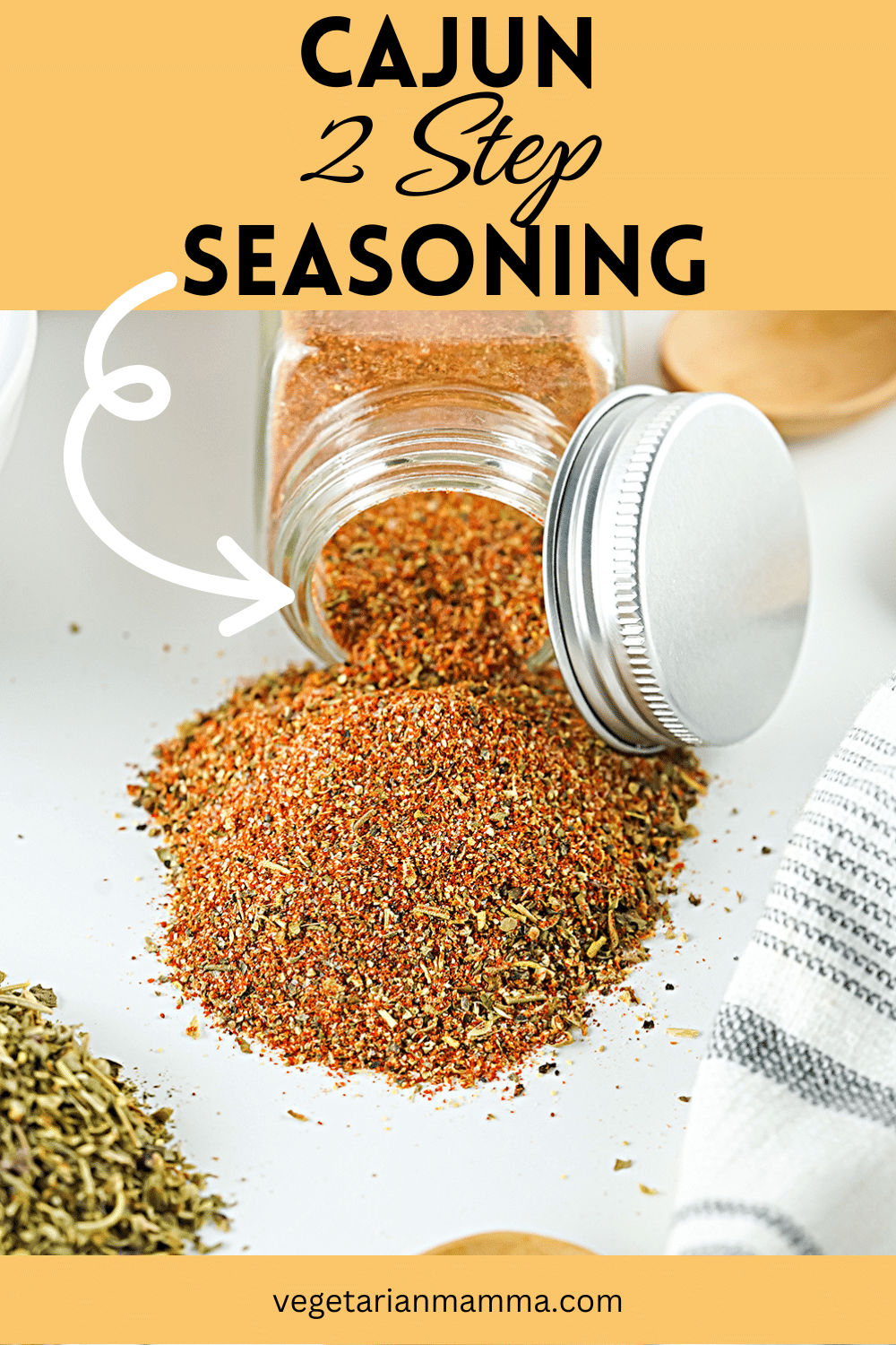 Homemade Cajun 2 Step Seasoning is a versatile blend of spices that adds the perfect burst of flavor to any dish!