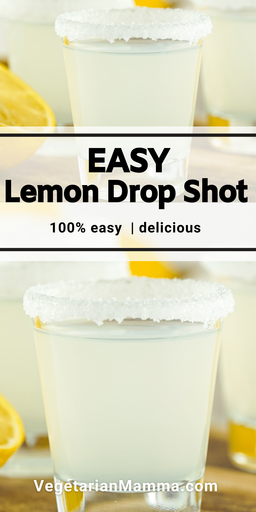 Delicious and simple Lemon Drop Shots are sweet, tart, and perfect for adding some fun to your next party! Made with just three ingredients, this easy cocktail recipe might just become your new signature drink.
