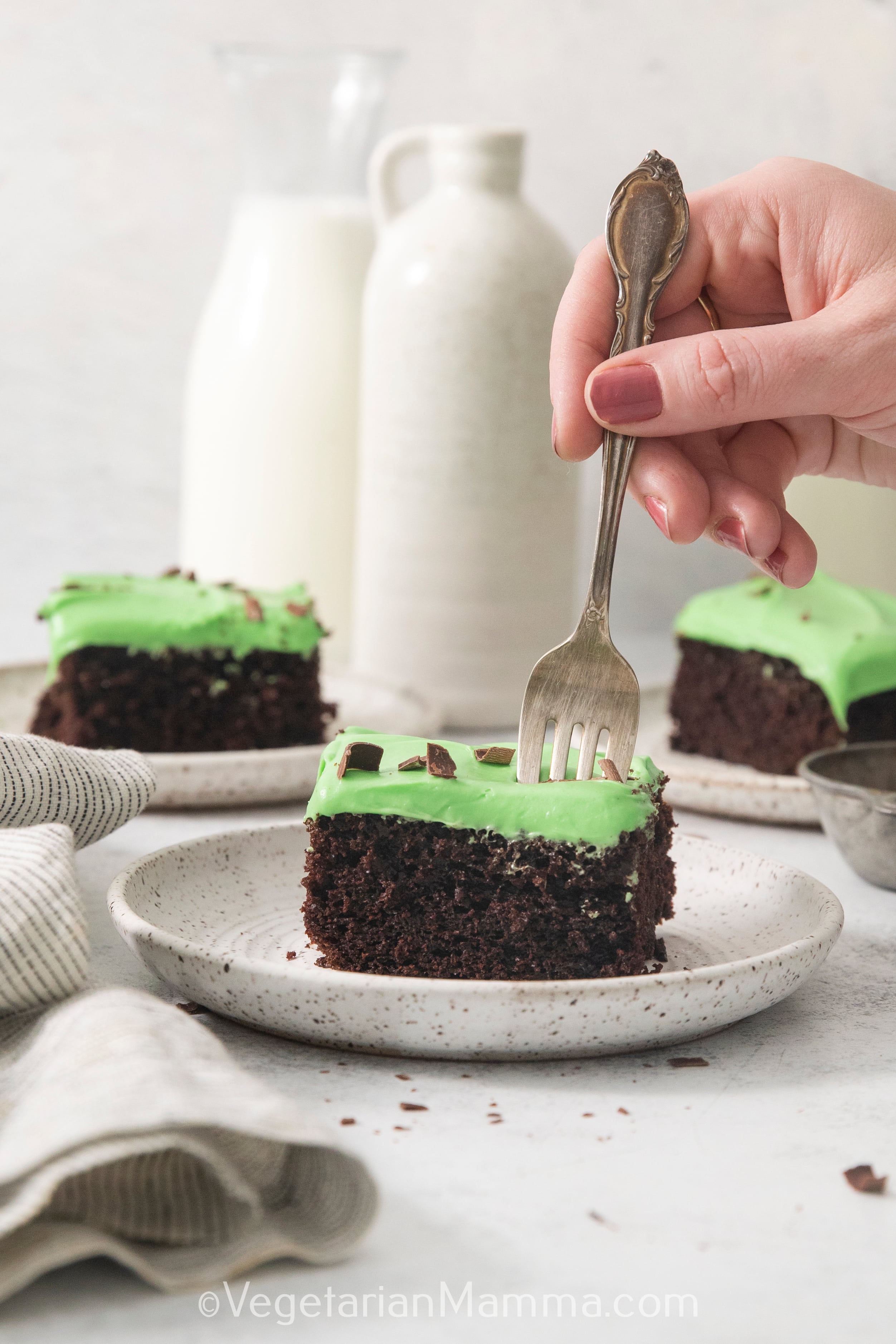 Gluten-Free Mint Chocolate Cake