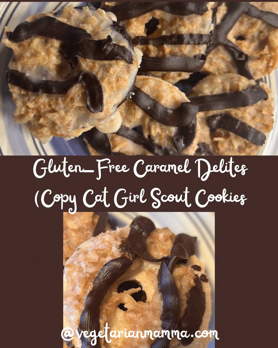 With Gluten-free Caramel Delites, I can indulge in that rich, coconutty caramel flavor and satisfy my cravings year-round! Create this easy recipe in three messy steps. The end result makes it worth it. via @vegetarian mamma